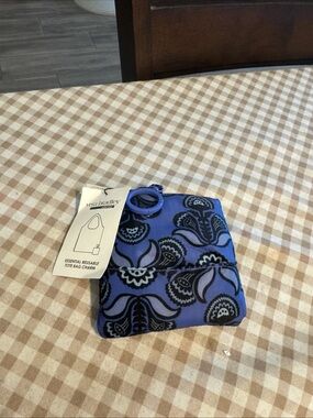 Essentials Blue and Black Reusable Tote Bag Charm